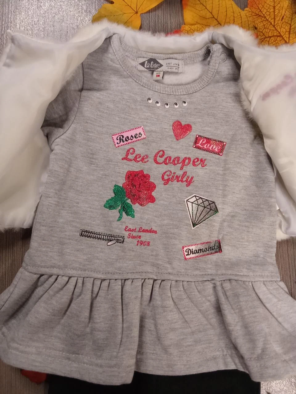 Conjunto nuevo de 3 piezas sin etiqueta Lee Cooper 3 meses – photo 4